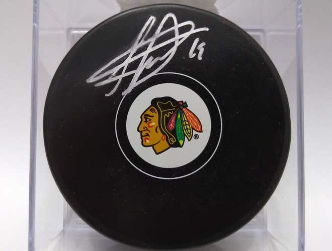 JONATHAN TOEWS Autographed Chicago Blackhawks NHL Hockey Puck