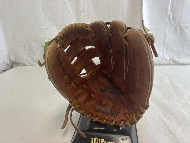 Used Cooper Black Diamond 330v 10 1 2" Leather Junior Baseball Fielders Glove