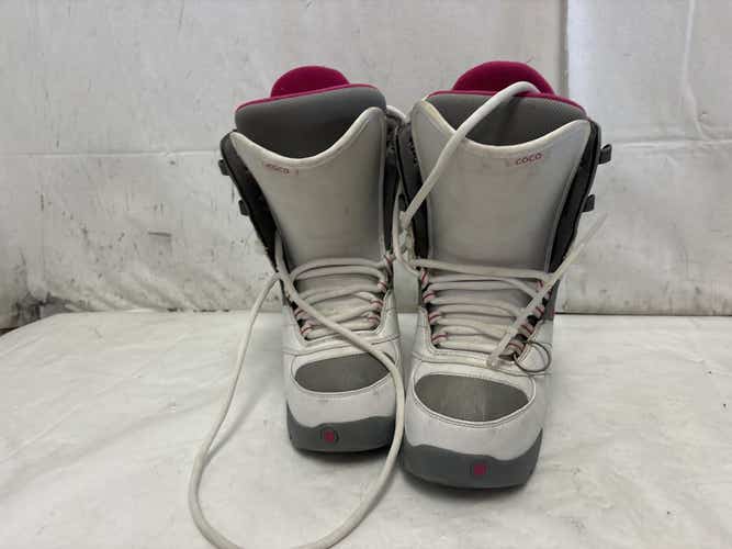 Used Burton Coco Phantom Size 7 Women's Snowboard Boots