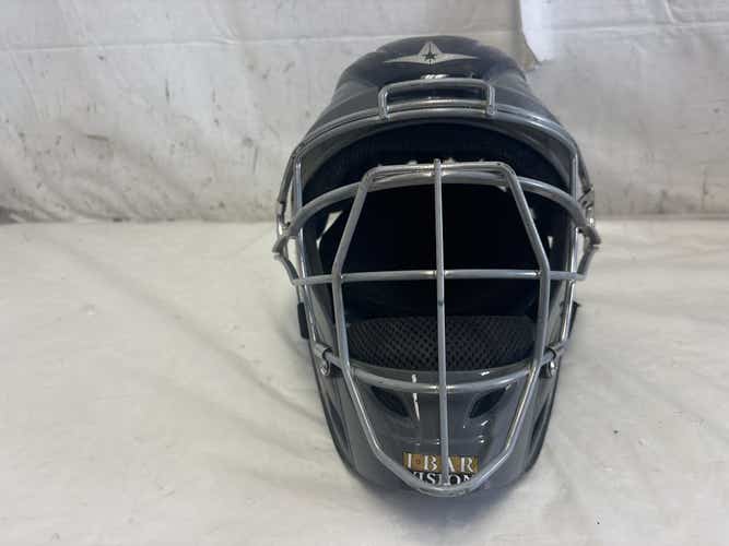 Used All-star System 7 Mvp2500-1 7-7 1 4 Baseball Catcher's Helmet
