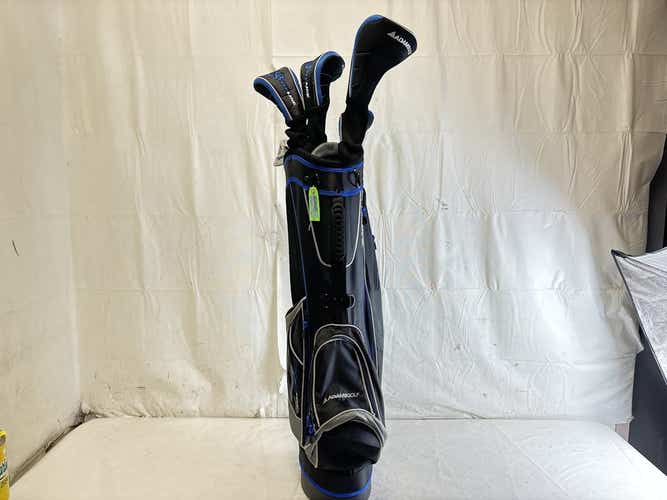 Used Adams Golf Speedline 10-piece Uniflex Steel Shaft Men's Golf Package Set - Near New