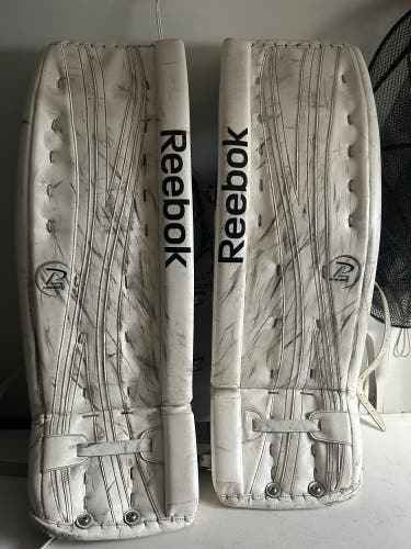 Used  Reebok  Premier 4 Pro Goalie Leg Pads