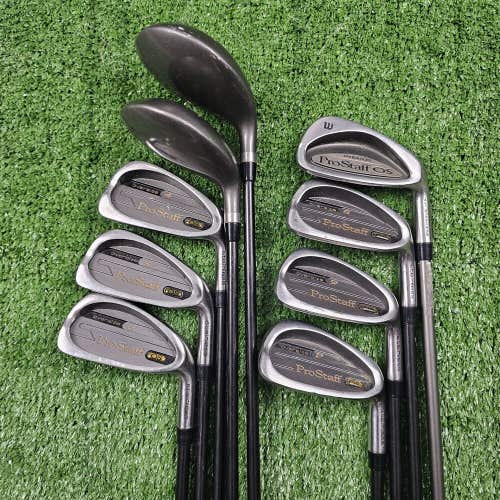 Wilson ProStaff OS Oversize Wood, Iron Set 3W, 5W, 4-PW Regular Flex Graphite RH