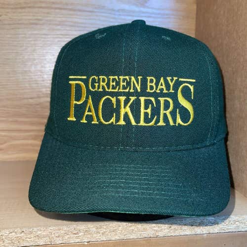 Vintage Green Bay Packers 100% WOOL Annco American Needle Snapback Hat Cap NFL