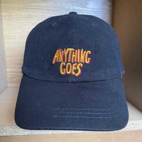 Vintage Kahlua Anything Goes Embroidered Alcohol Strapback Hat Cap