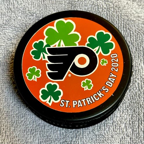 Philadelphia Flyers St. Patrick’s Day 2020 NHL Hockey Puck