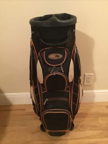 Bag Boy Revolver Swivel System Cart Golf Bag with 14-way Dividers(No Rain Cover)