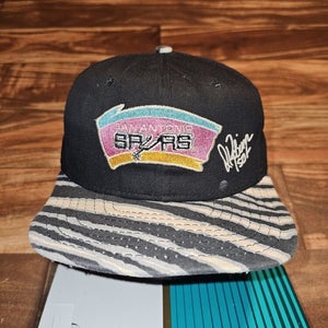Vintage Rare 1990s San Antonio Spurs Zubaz AJD Sports NBA Hat Cap Vtg Snapback
