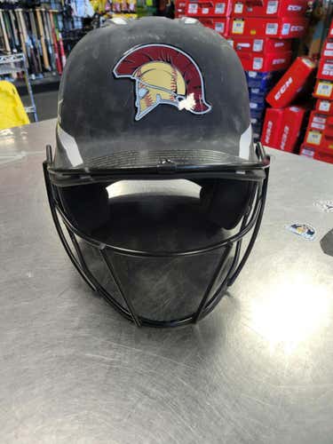 Used Mizuno Helmet W Mask One Size Standard Baseball And Softball Helmets
