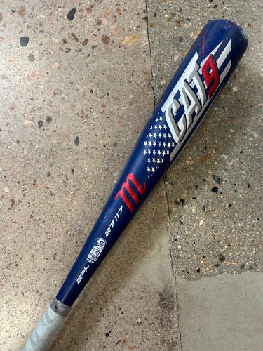 Used 2021 Marucci CAT9 Alloy Passtime Bat (-10) 17 oz 27"