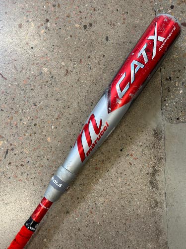 Used Kid Pitch (9YO-13YO) 2023 Marucci CAT X Composite Bat USSSA Certified (-10) Composite 19 oz 29"