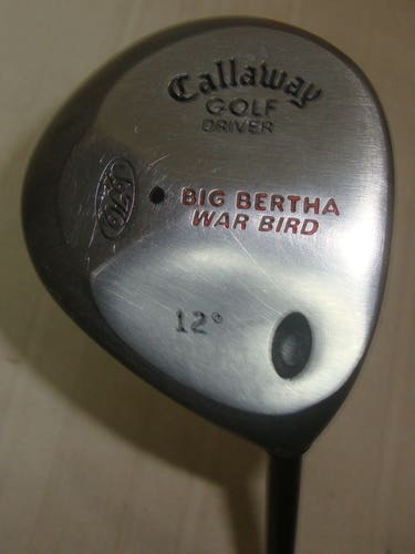 Callaway Golf BIG BERTHA WARBIRD S2H2 Driver RH Regular Flex RCH 96 Graphite 12°