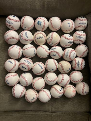 3 Dozens Of Almost Brand New MLB Baseballs Literally Used Once