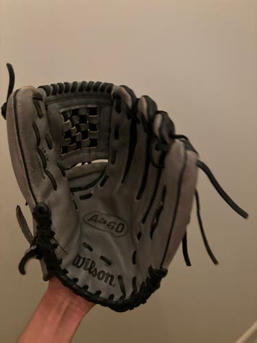 Wilson A360 Carbon Fiber Premium 12.5” Baseball Glove Grey Black Right Hand Throw (A03RB2112)