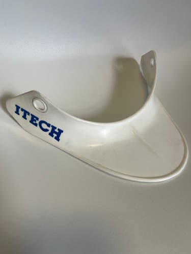 Itech N6 Dangler - White - Goalie Combo Neck Guard Nectech N6 -  Vintage Combo Accessory