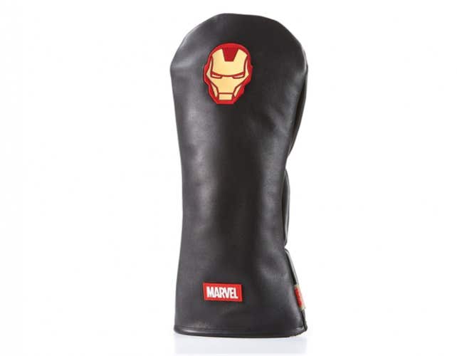 Volvik Marvel Leather Driver Headcover (Iron Man) Gof Club Cover NEW