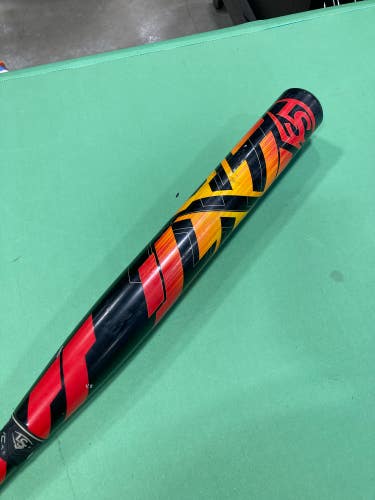 Black Used 2022 Louisville Slugger LXT Bat (-10) Composite 23 oz 33"