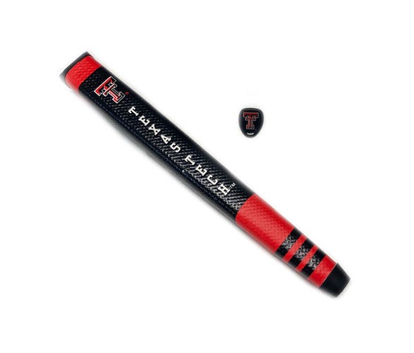 NEW Team Golf Texas Tech Red/Black Jumbo Putter Grip w/Marker