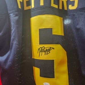 Jabrill Peppers University of Michigan Signed Men's XL Jersey, JSA Witnessed with COA