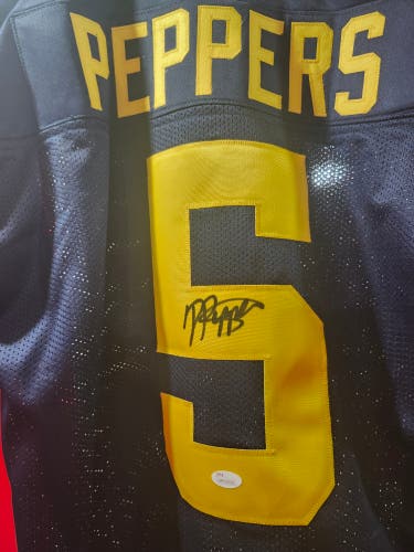 Jabrill Peppers University of Michigan Signed Men's XL Jersey, JSA Witnessed with COA