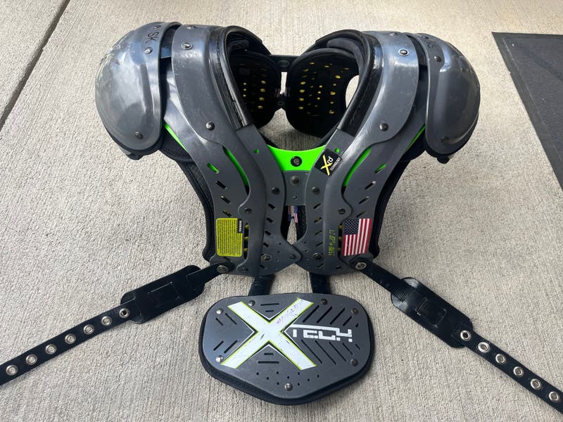 Used X2 Xtech Shoulder Pads w/ 5 Sided Backplate | SidelineSwap