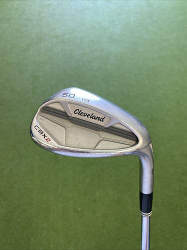 Used RH Cleveland CBX 2 60.10* Lob Wedge Dynamic Gold Tour Issue S400