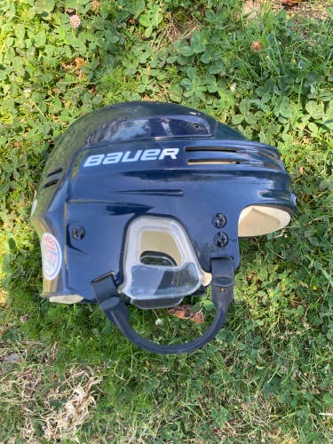Blue Used Medium Bauer 4500 Helmet
