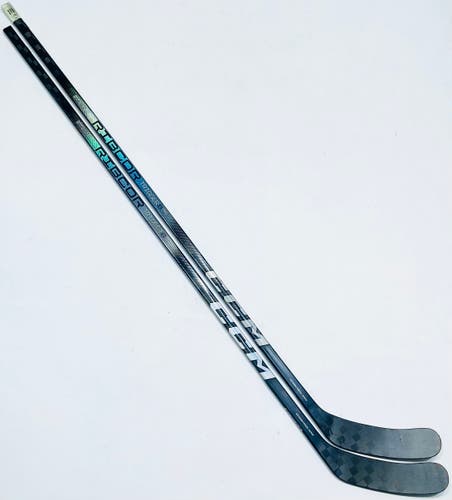2 Pack Custom Silver CCM Ribcore Trigger 8 Pro Hockey Stick-LH-95 Flex-P90M-Grip W/ Bubble Texture