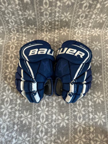 Used Bauer Vapor X800 Lite Gloves Royal 11"