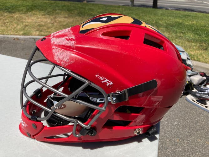 Red Used Youth Cascade CS-R Youth Helmet