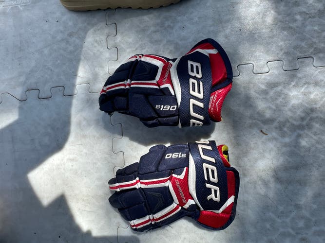 Used Bauer 12"  Supreme S190 Gloves