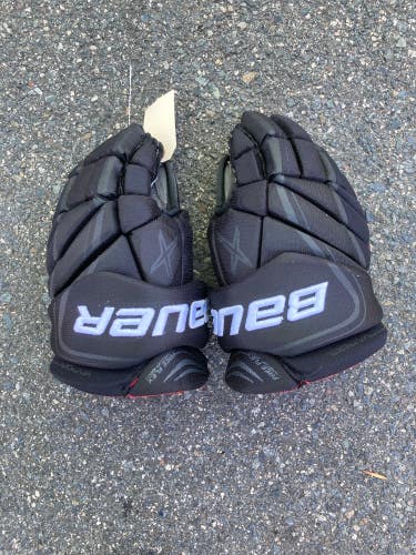 Black Used Bauer Vapor X-Shift Pro Gloves 12"