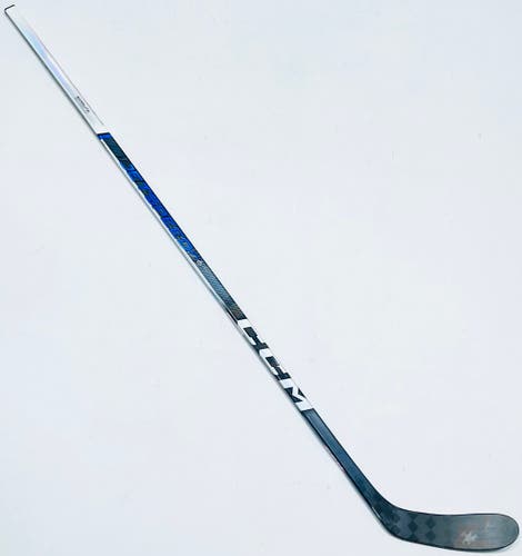 New Custom Blue CCM Jetspeed FT6 Pro Hockey Stick-LH-85 Flex-P28-Grip