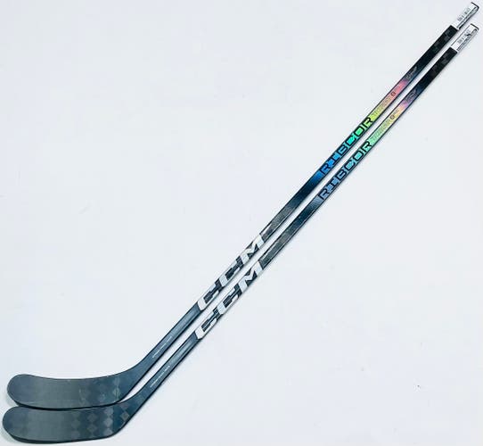 New 2 Pack Custom Silver CCM Ribcore Trigger 8 Pro Hockey Stick-RH-80 Flex-P28M