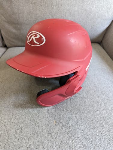 Used 6 7/8 - 7 5/8 Rawlings Mach Batting Helmet with Faceguard