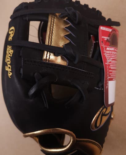 New Rawlings June 2024 GOTM Right Hand Throw Infield Heart of the Hide Baseball Glove 11.5"