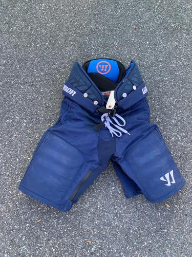 Blue Used Junior Medium Warrior Covert QR Edge Hockey Pants
