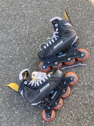 Used Junior Bauer Inline Skates Regular Width Size 3