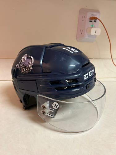 CCM Super Tacks X ECHL pro stock helmet