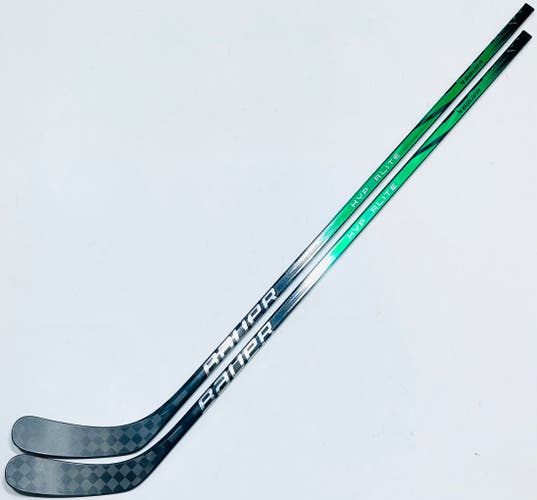 New 2 Pack Custom Green Bauer Vapor Hyperlite 2 Hockey Stick-RH-P92-55 Flex-Grip W/ Corner Tactile