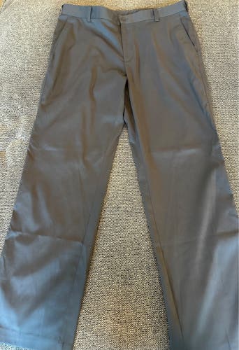 Nike golf gray pants 36x32
