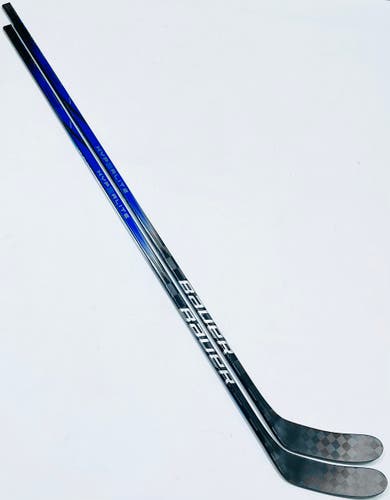 New 2 Pack Custom Blue Bauer Vapor Hyperlite 2 Hockey Stick-LH-87 Flex-P28M-Grip W/ Full Tactile
