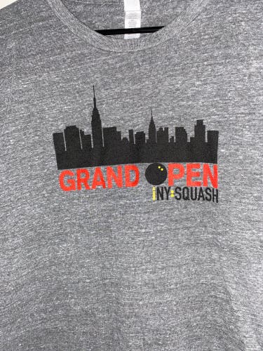 Gray New NY Open Squash shirt
