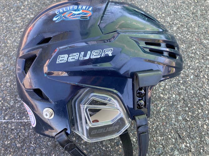 Blue Used Small Bauer Re-Akt 95 Helmet