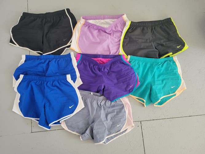 Used Large Girls Nike Tempo Running Shorts Bundle