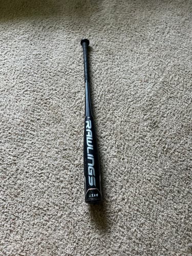 Used 2020 Rawlings BBCOR Certified Alloy 29 oz 32" Velo Bat