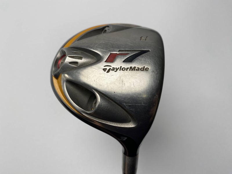 Taylormade R7 Titanium 3 Fairway Wood 15* REAX 60g Stiff Graphite Mens RH
