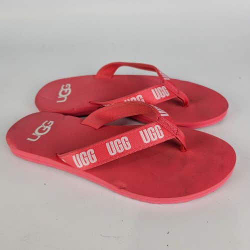 Ugg  Graphic Flip Flop Sandals Pink Women's Size: 9