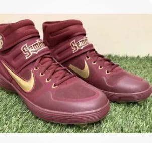 Nike Alpha Huarache Elite 2 FSU Seminoles Baseball Cleats CU0148-600 Size 11.5
