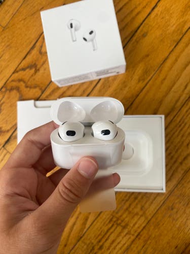 BRAND NEW BUT OPENED APPLE AIRPODS 3RD GENERATIONS